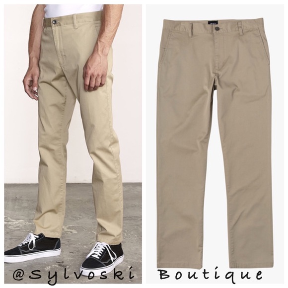 🔥 RVCA Men's The Weekend Stretch Chino Pant NWT - Picture 3 of 4